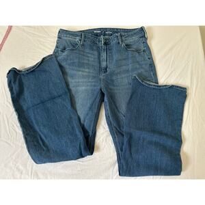 Old Navy Jeans Womens Size 14 Reg Blue High Rise Wow Flare Stretch Denim Pants